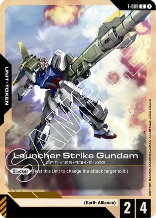 Image of Launcher Strike Gundam (T-009) Token (T-009) - Newtype Rising