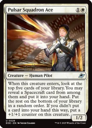 Image of Pulsar Squadron Ace (EOE-028) - Edge of Eternities Foil