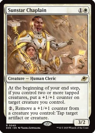 Image of Sunstar Chaplain (EOE-040) - Edge of Eternities
