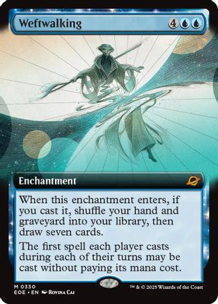 Image of Weftwalking (Extended Art) (EOE-330) - Edge of Eternities