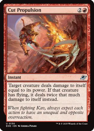 Image of Cut Propulsion (EOE-130) - Edge of Eternities Foil