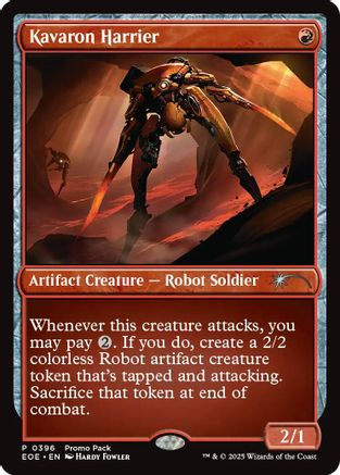 Image of Kavaron Harrier (PPEOE-396) - Promo Pack: Edge of Eternities Foil