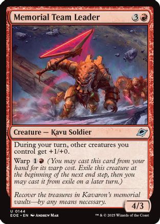 Image of Memorial Team Leader (EOE-144) - Edge of Eternities