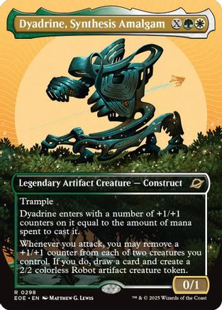 Image of Dyadrine, Synthesis Amalgam (Borderless) (EOE-298) - Edge of Eternities Foil