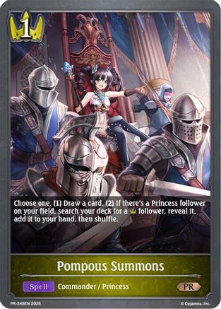 Image of Pompous Summons (PR-248EN) - Shadowverse Evolve Promo Cards