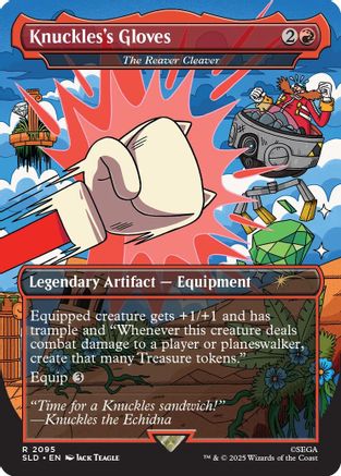 Image of Knuckles's Gloves - The Reaver Cleaver (SLD-2095) - Secret Lair Drop Series