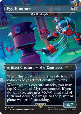 Image of Egg Hammer - Myr Battlesphere (SLD-2097) - Secret Lair Drop Series