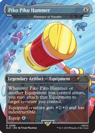 Image of Piko Piko Hammer - Hammer of Nazahn (SLD-2098) - Secret Lair Drop Series