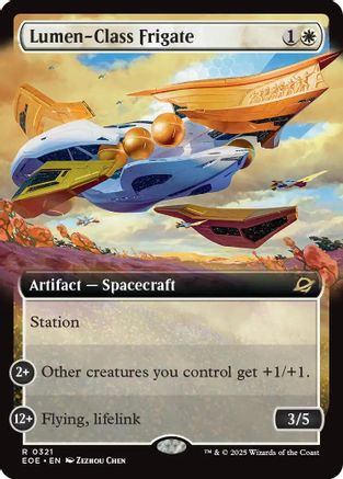 Image of Lumen-Class Frigate (Extended Art) (EOE-321) - Edge of Eternities