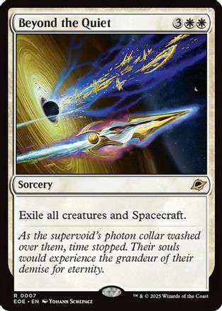 Image of Beyond the Quiet (EOE-007) - Edge of Eternities Foil