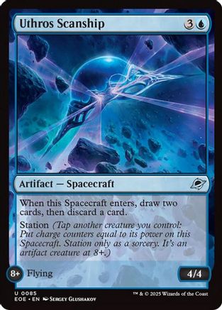 Image of Uthros Scanship (EOE-085) - Edge of Eternities Foil