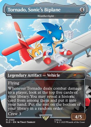 Image of Tornado, Sonic's Biplane - Weatherlight (SLD-2100) - Secret Lair Drop Series