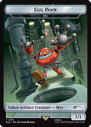 Image of Egg Pawn - Myr Token (SLD-2101) - Secret Lair Drop Series