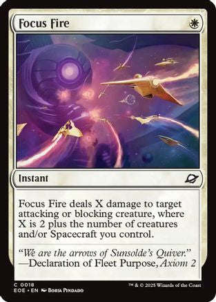 Image of Focus Fire (EOE-018) - Edge of Eternities
