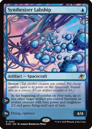 Image of Synthesizer Labship (EOE-081) - Edge of Eternities Foil