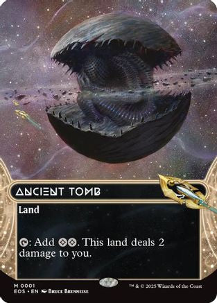 Image of Ancient Tomb (0001) (Borderless) (EOS-001) - Edge of Eternities: Stellar Sights