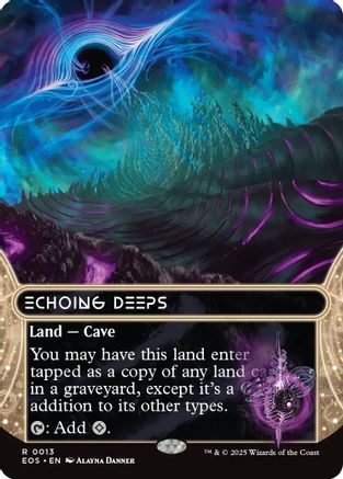 Image of Echoing Deeps (0013) (Borderless) (EOS-013) - Edge of Eternities: Stellar Sights