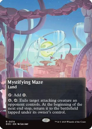 Image of Mystifying Maze (0074) (Borderless) (EOS-074) - Edge of Eternities: Stellar Sights