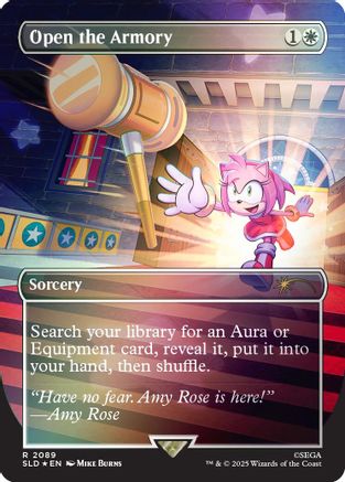 Image of Open the Armory (2089) (Rainbow Foil) (SLD-2089) - Secret Lair Drop Series Foil