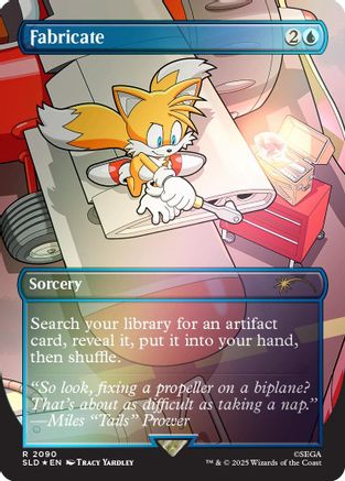 Image of Fabricate (2090) (Rainbow Foil) (SLD-2090) - Secret Lair Drop Series Foil