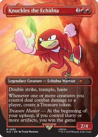 Image of Knuckles the Echidna (SLD-2082) - Secret Lair Drop Series