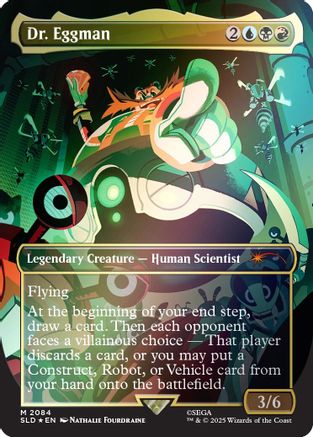 Image of Dr. Eggman (Rainbow Foil) (SLD-2084) - Secret Lair Drop Series Foil