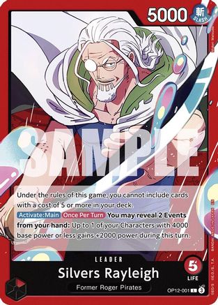 Image of Silvers Rayleigh (OP12-001) - Legacy of the Master
