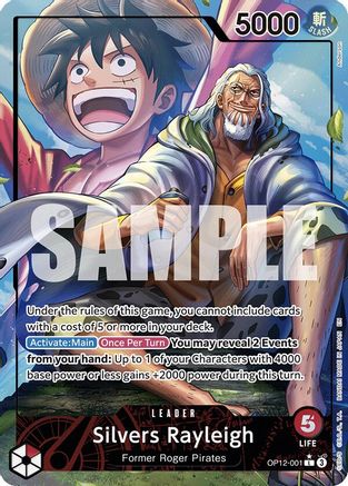 Image of Silvers Rayleigh (Alternate Art) (OP12-001) - Legacy of the Master Foil
