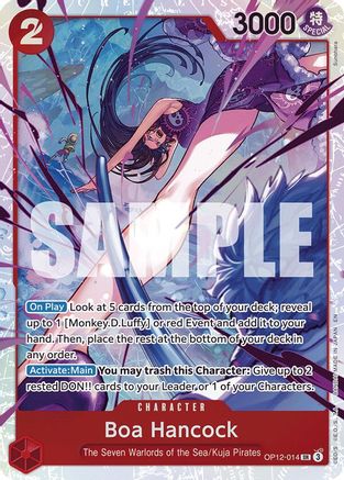 Image of Boa Hancock (OP12-014) - Legacy of the Master Foil