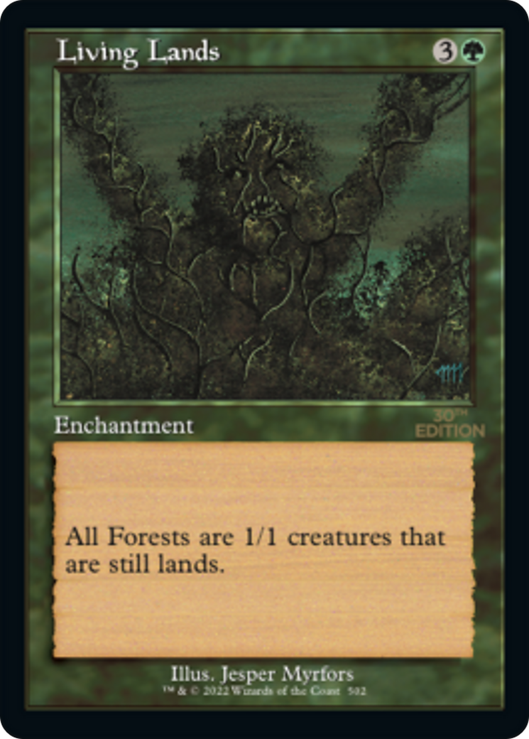 Image of Living Lands (Retro Frame) (30A-502) - 30th Anniversary Edition