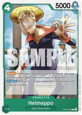Image of Helmeppo (OP12-033) - Legacy of the Master