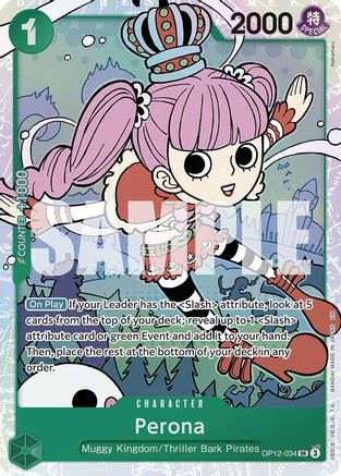 Image of Perona (OP12-034) - Legacy of the Master Foil