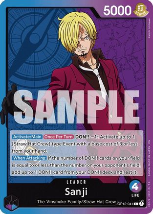 Image of Sanji (041) (OP12-041) - Legacy of the Master