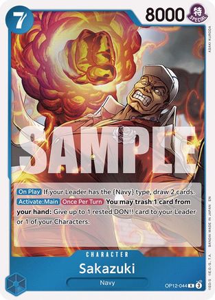 Image of Sakazuki (OP12-044) - Legacy of the Master Foil