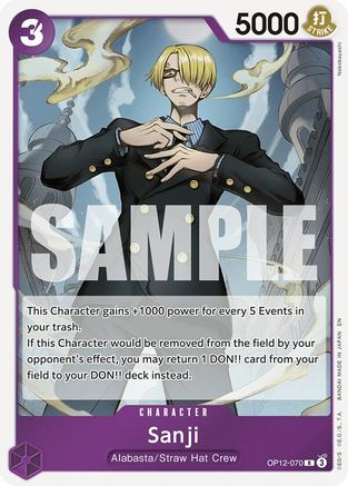 Image of Sanji (070) (OP12-070) - Legacy of the Master Foil