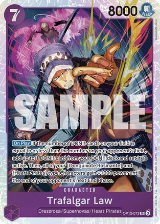 Image of Trafalgar Law (073) (OP12-073) - Legacy of the Master Foil