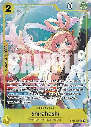 Image of Shirahoshi (Alternate Art) (OP12-102) - Legacy of the Master Foil