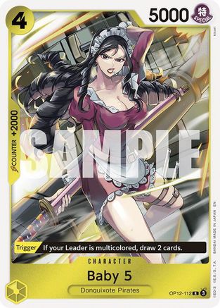 Image of Baby 5 (112) (OP12-112) - Legacy of the Master Foil