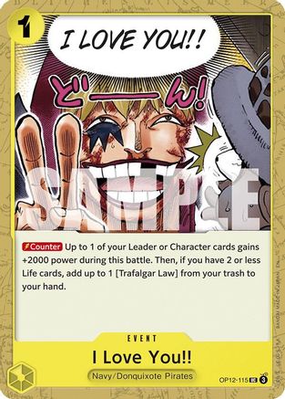Image of I Love You!! (OP12-115) - Legacy of the Master