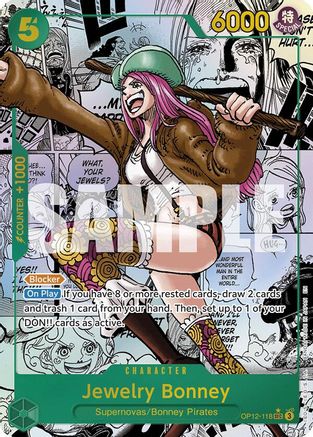 Image of Jewelry Bonney (118) (Manga) (OP12-118) - Legacy of the Master Foil