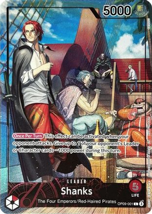 Image of Shanks (2025 PSA Magazine Promo) (OP09-001) - One Piece Promotion Cards Foil