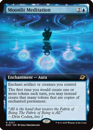 Image of Moonlit Meditation (Extended Art) (EOE-327) - Edge of Eternities