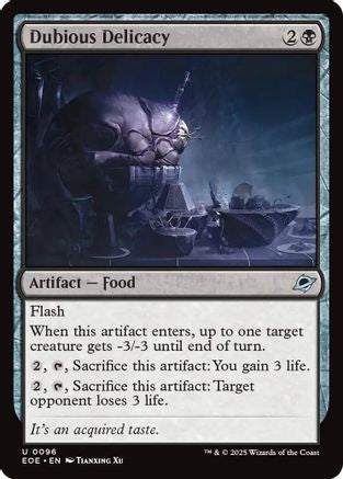 Image of Dubious Delicacy (EOE-096) - Edge of Eternities Foil