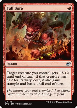 Image of Full Bore (EOE-135) - Edge of Eternities Foil