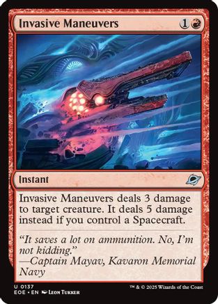 Image of Invasive Maneuvers (EOE-137) - Edge of Eternities