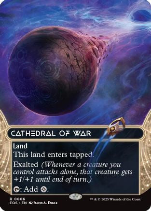 Image of Cathedral of War (0006) (Borderless) (EOS-006) - Edge of Eternities: Stellar Sights