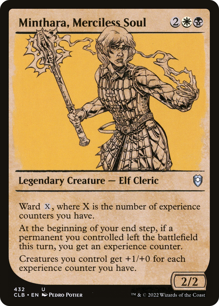 Image of Minthara, Merciless Soul (Showcase) (CLB-432) - Commander Legends: Battle for Baldur's Gate: (Showcase)