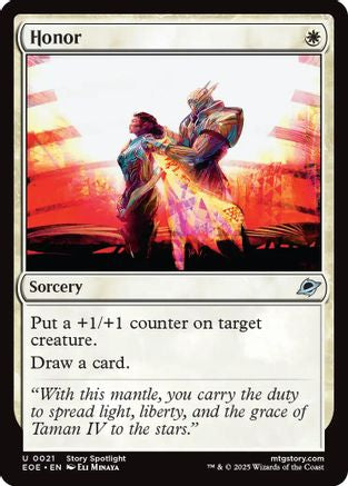 Image of Honor (EOE-021) - Edge of Eternities Foil