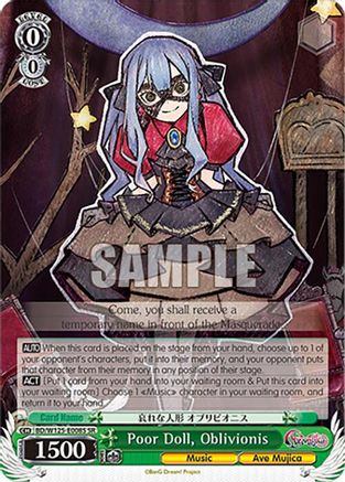 Image of Poor Doll, Oblivionis (SR) (BD/W125-E008S SR) - MyGO!!!!! x Ave Mujica