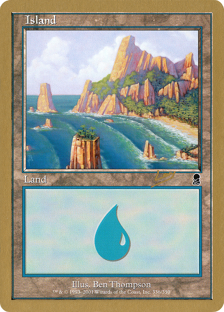 Image of Island (336) - 2002 Raphael Levy (ODY) (WCD-) - World Championship Decks 2002